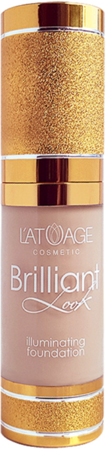 Крем тональный для лица «Brilliant look», оттенок 304 Песочный | L’atuage Cosmetic
