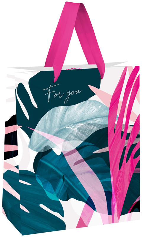 Пакет подарочный «Dark leaves» | Meshu