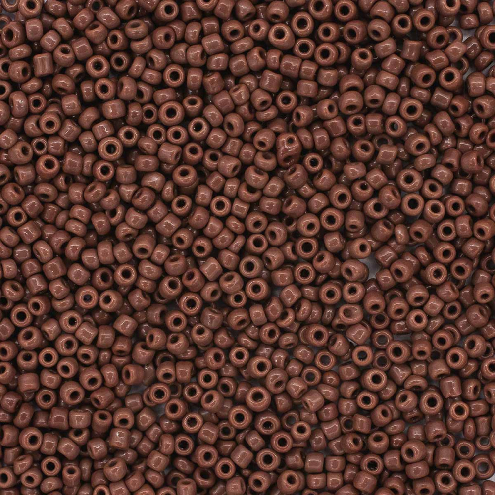 Бисер непрозрачный, цвет 46 коричневый | Astra&Craft