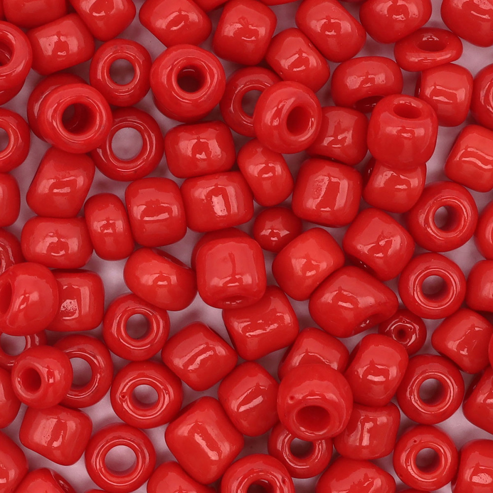 Бисер непрозрачный, цвет 45 красный | Astra&Craft