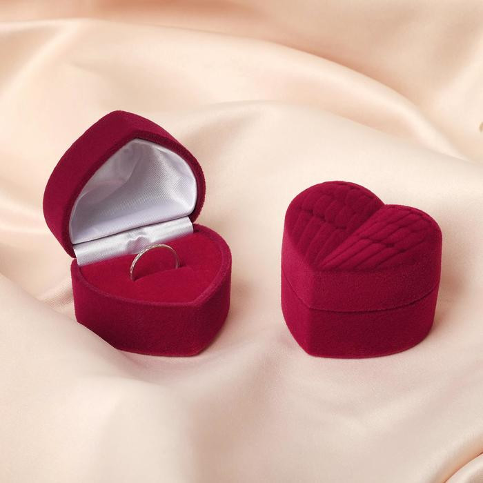 Футляр под серьги или кольцо «Сердце» | Wedding