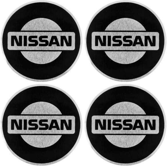 Комплект эмблем на колпаки «Nissan» | Skyway