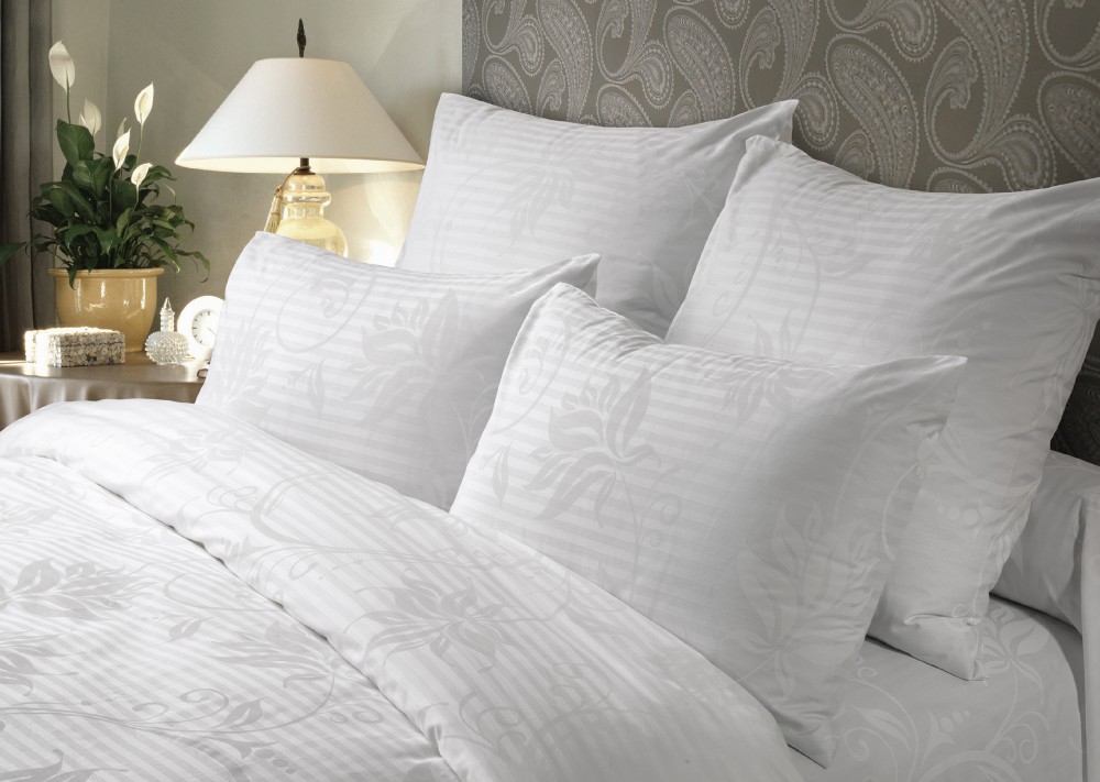 Комплект постельного белья «Элисон» (1,5-спальный, сатин-люкс, 2 наволочки 70х70) | Stripe-Sateen | НордТекс