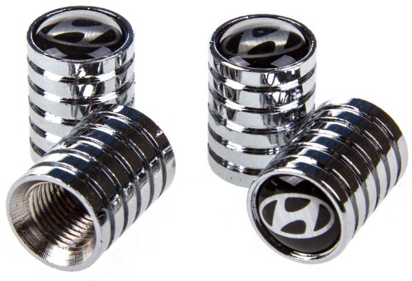 Комплект колпачков на вентиль «Hyundai» | Skyway