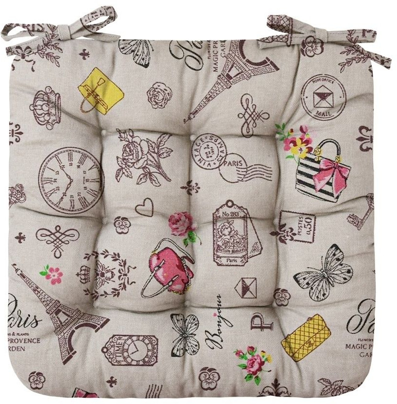 Подушка на стул «Париж» | Smart Textile