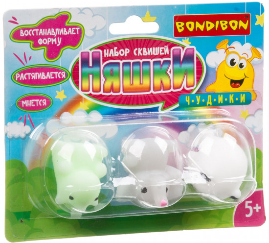 Набор сквишей «Няшки»