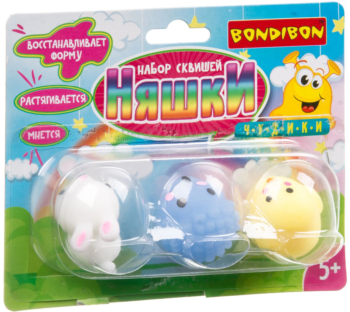 Набор сквишей «Няшки» | Чудики | Bondibon