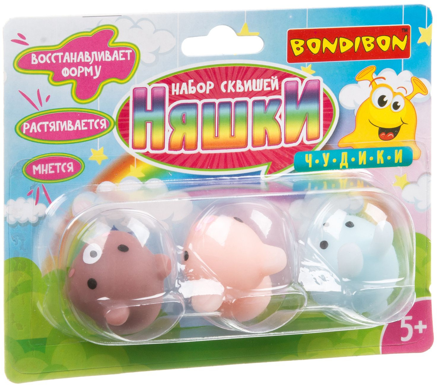 Набор сквишей «Няшки» | Чудики | Bondibon