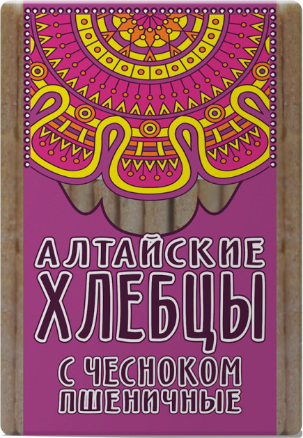 Хлебцы пшеничные «Алтайские с чесноком» | Продукт Алтая