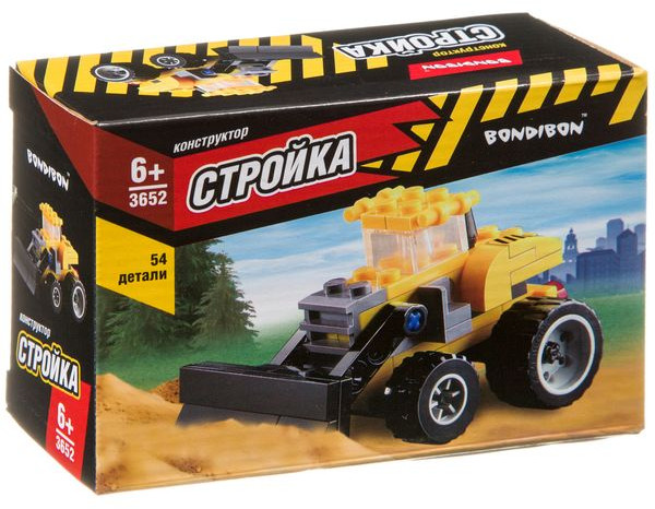 Конструктор «Бульдозер» | Стройка | Bondibon