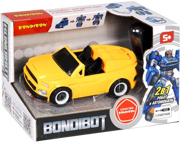 Трансформер «Робот-автомобиль кабриолет» | Bondibot | Bondibon