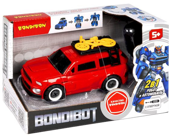 Трансформер «Робот-автомобиль джип» | Bondibot | Bondibon