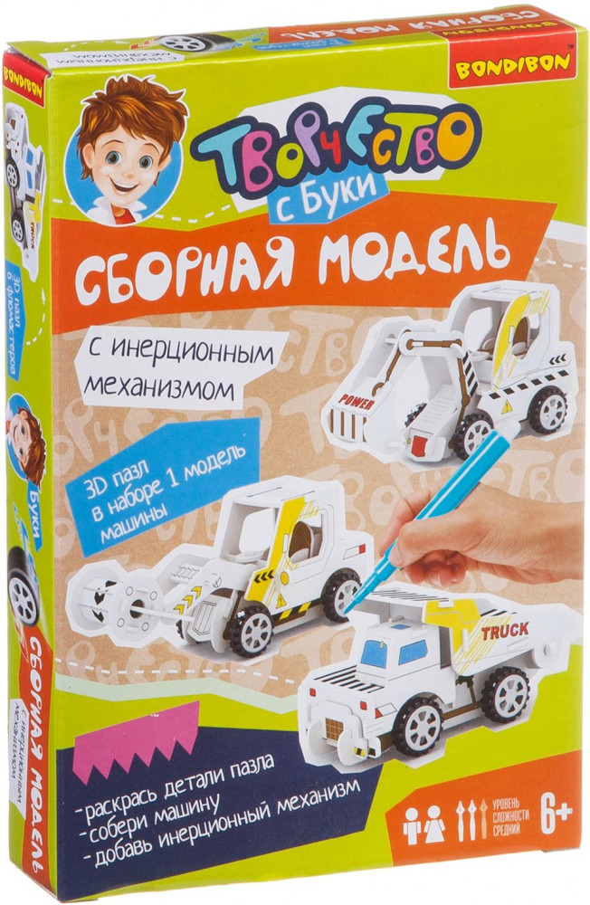 Модель сборная «Каток» | Творчество с Буки | Bondibon