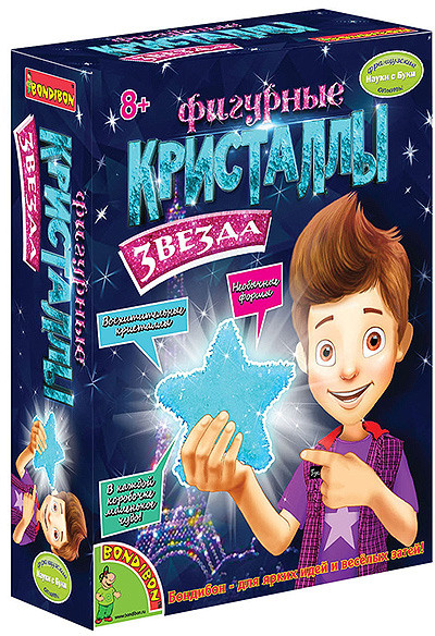 Набор для опытов «Кристалл звезда» | Науки с Буки. Французские опыты | Bondibon