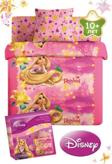 Детский комплект постельного белья «Disney Тeenager» (1,5 спальное, бязь, 1 наволочка 70х70) розовый | Disney Тeenager | ТДЛ Текстиль