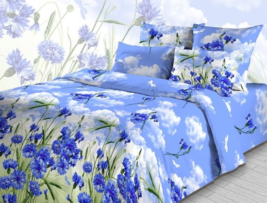 Комплект постельного белья «Василиса» (арт.3422/1, евро, бязь, 2 наволочки 70х70) | ТДЛ Текстиль