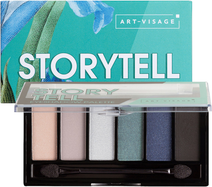 Палетка теней «Storytell», оттенок 02 Акватика | Art-Visage