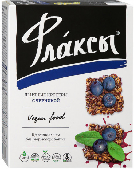 Флаксы льняные с черникой