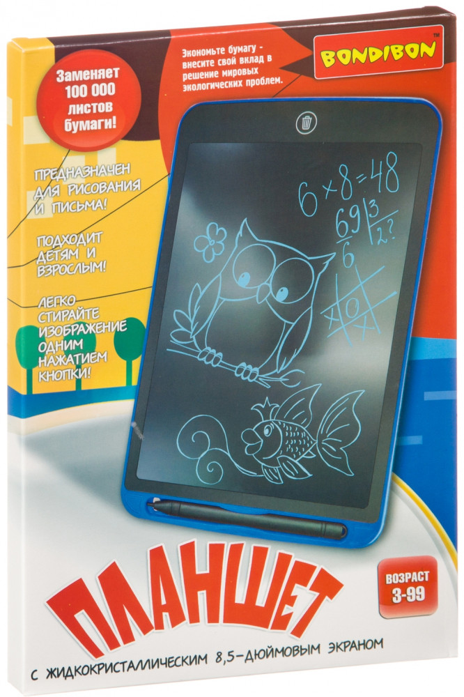 Планшет с жидкокристаллическим экраном | Bondibon