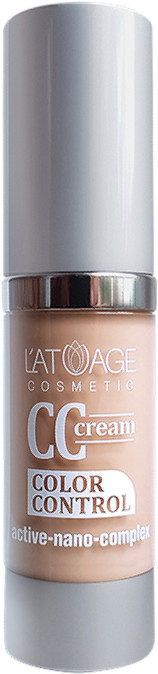СС-крем для лица «Color control», оттенок 3 Натуральный | L’atuage Cosmetic