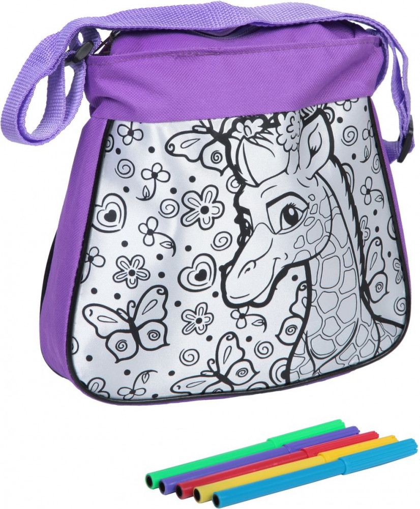 Набор для раскрашивания «Сумка-жираф» | Я дизайнер | Bondibon