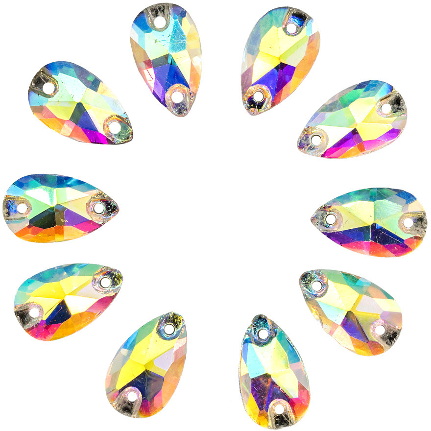 Стразы пришивные хрустальные «Капля» | Astra&Craft