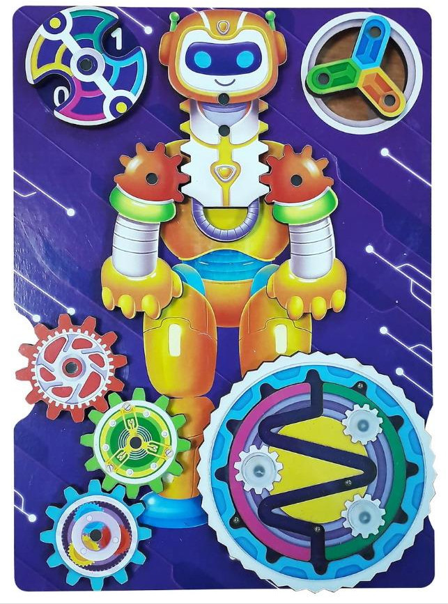 Бизиборд «Робот» | Мастер Игрушек