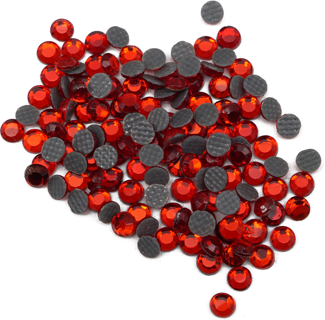 Стразы термоклеевые прозрачные, цвет 106 красный | Айрис