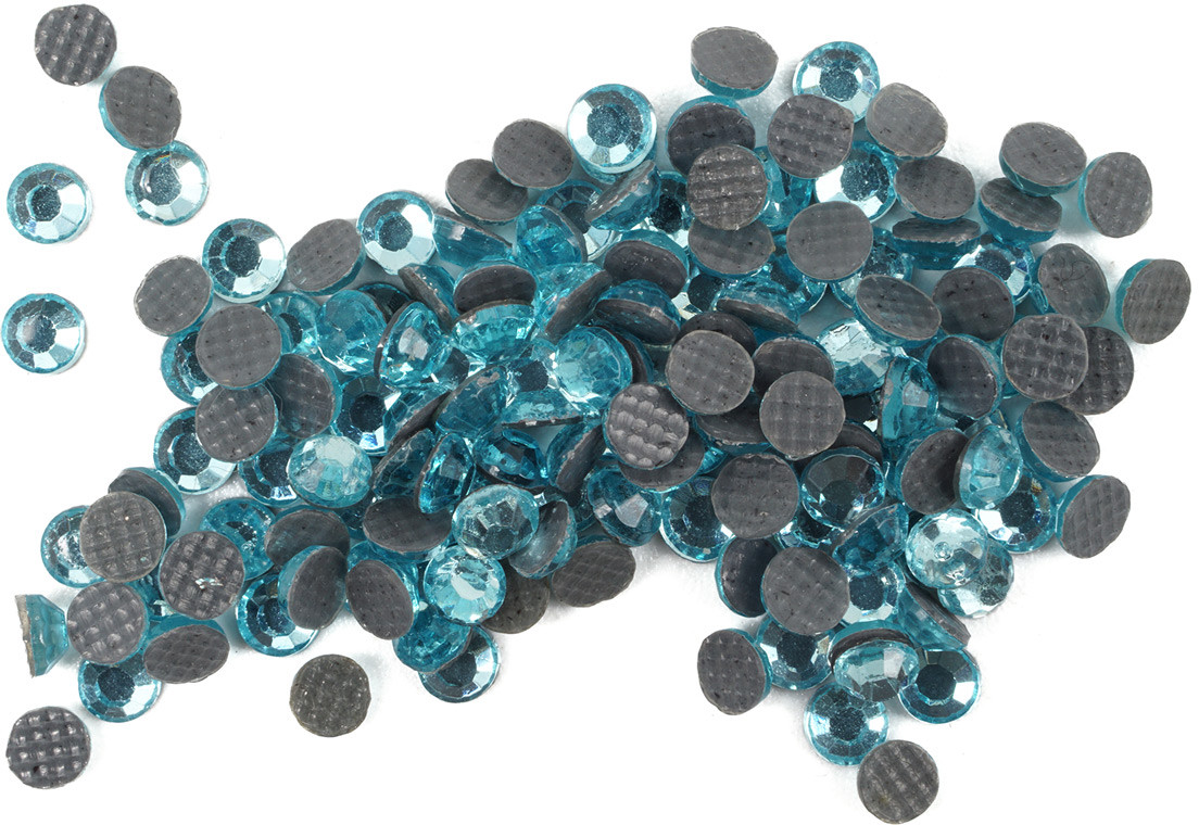 Стразы термоклеевые прозрачные, цвет 113 светло-голубой | Айрис