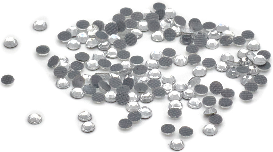 Стразы термоклеевые прозрачные, цвет 101 серебряный | Айрис