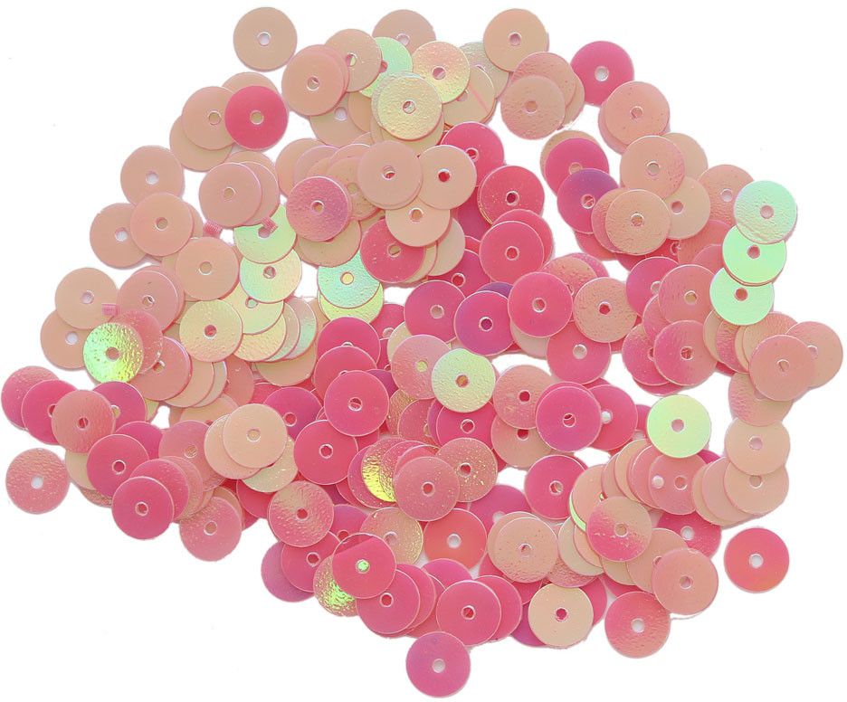 Пайетки плоские, цвет А0100 светло-розовый | Astra&Craft