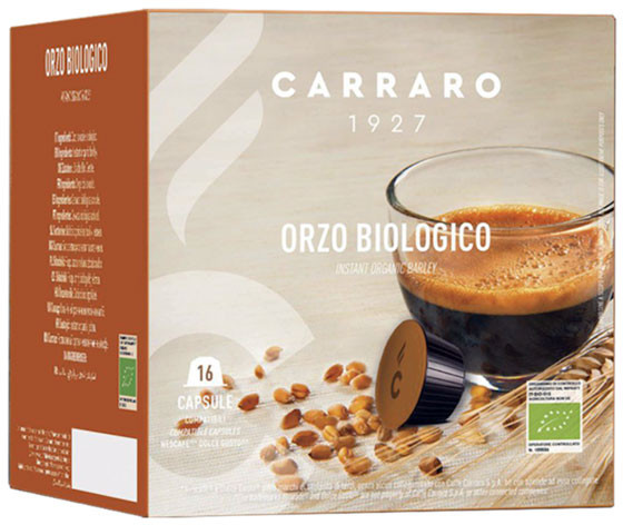 Кофе ячменный в капсулах «Orzo Bio» | Carraro