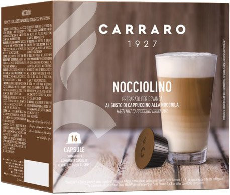 Кофе с лесным орехом в капсулах «Nocciolino» | Carraro