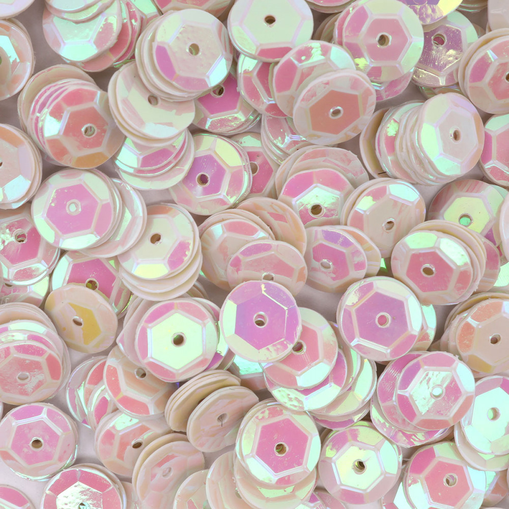 Пайетки граненые, цвет 319 светло-розовый перламутр | Astra&Craft