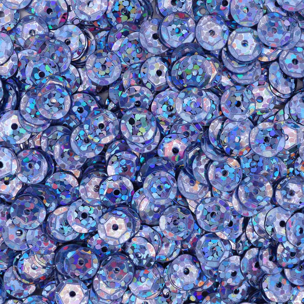 Пайетки граненые, цвет 50126 сиреневый голограмма | Astra&Craft