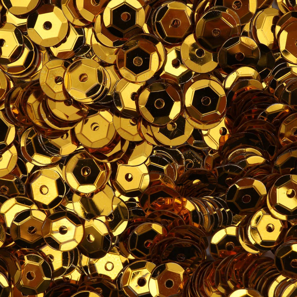 Пайетки граненые, цвет А1 золото | Astra&Craft