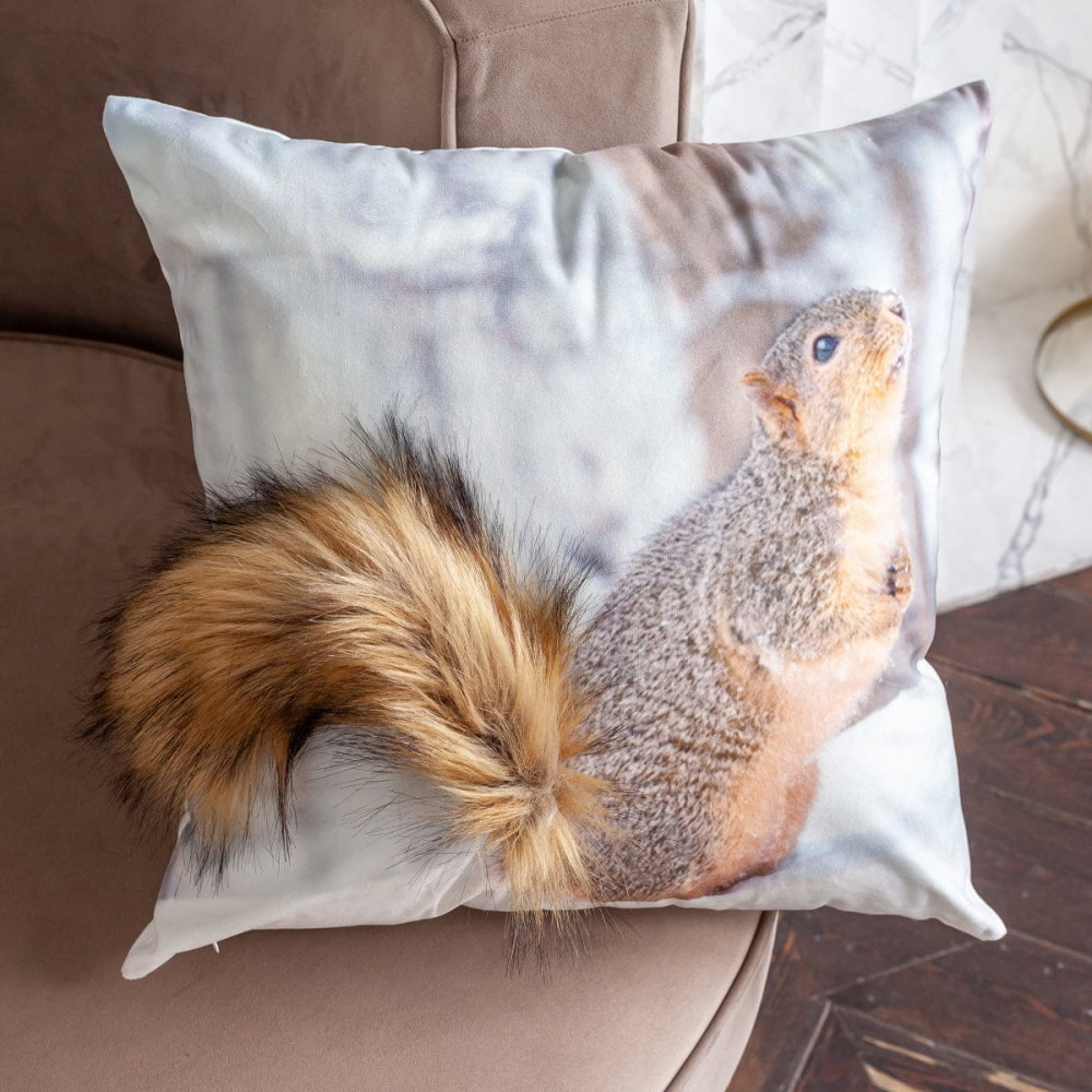 Чехол для подушки с аппликацией «Clever» | Arya