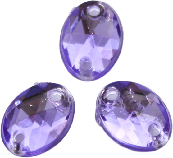 Стразы акриловые пришивные, цвет 24 фиолетовый | Astra&Craft