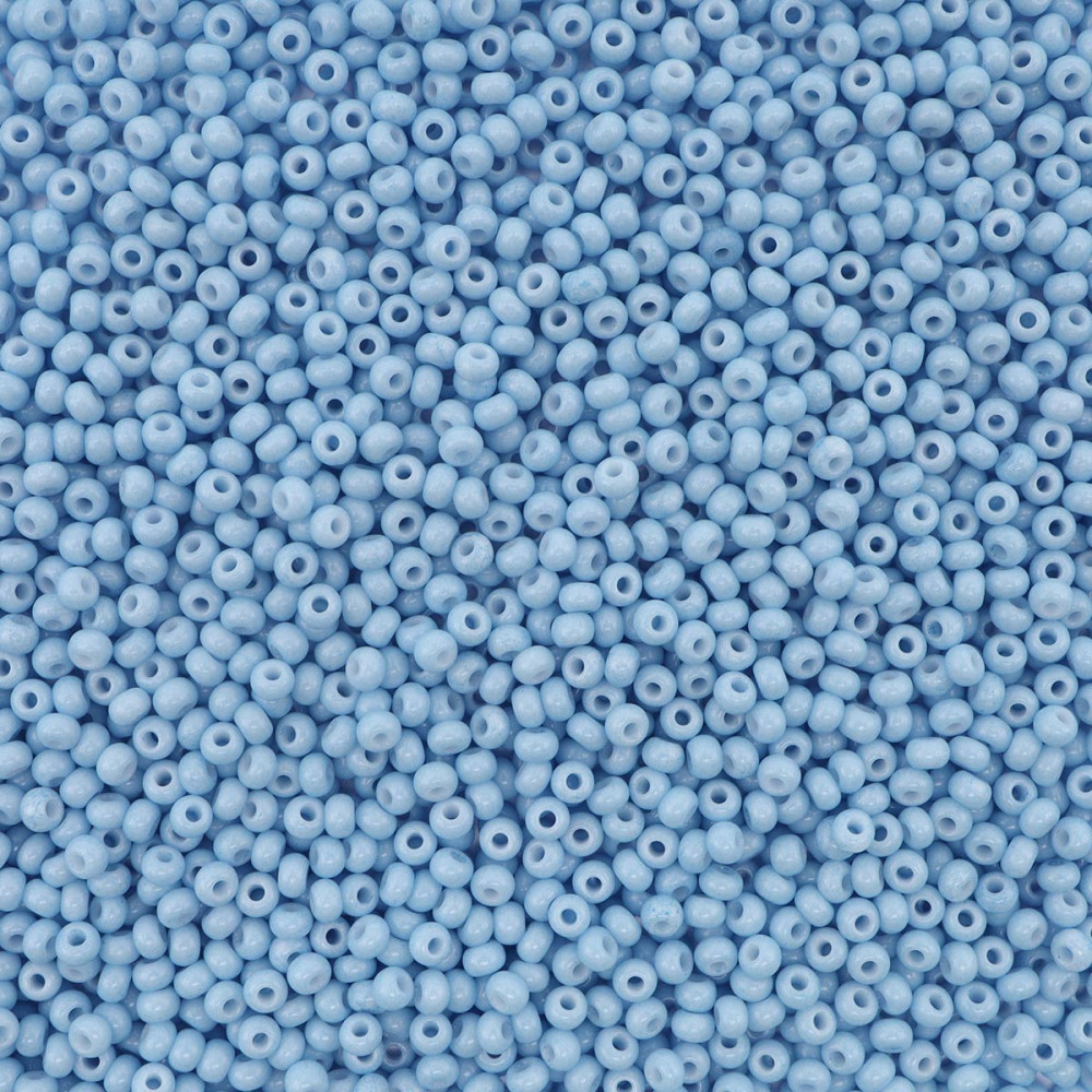 Бисер непрозрачный, цвет 03132 светло-голубой | Solgel | Preciosa