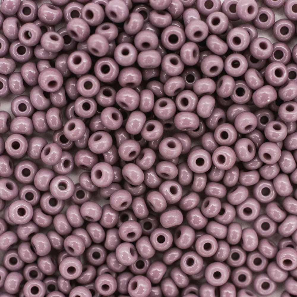 Бисер непрозрачный, цвет 23020 светло-сиреневый | Preciosa