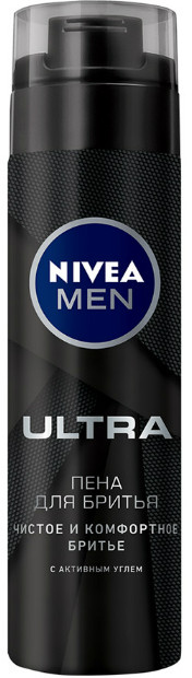 Пена для бритья с активным углем | Ultra | NIVEA
