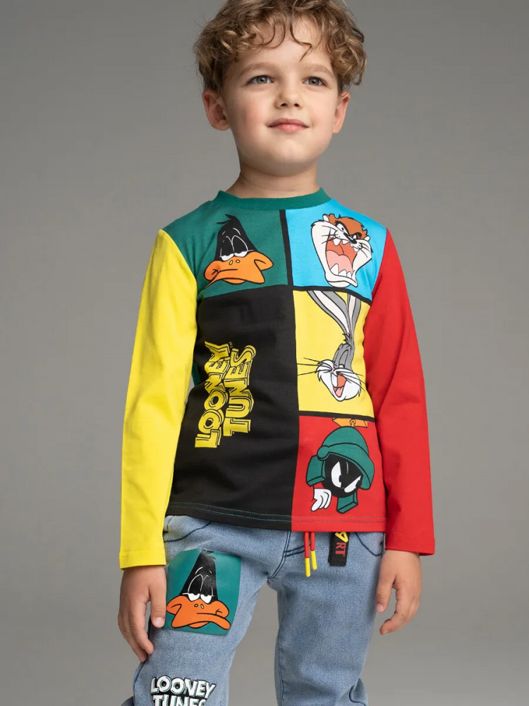 Лонгслив для мальчиков | Pop art boys | PlayToday