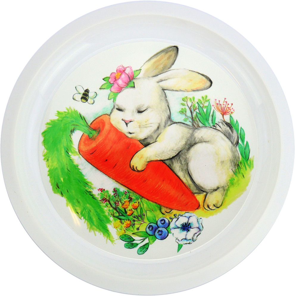 Тарелка «Сладкая морковка» | Кроль-Вилль | ND Play