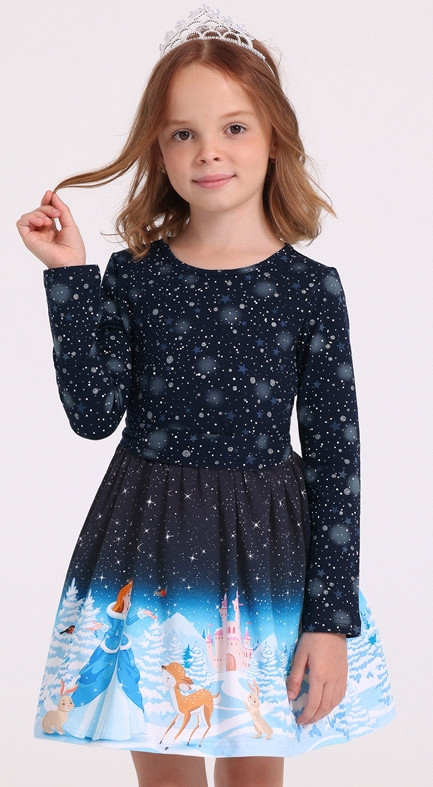 Платье для девочек | Сказочные герои | Апрель