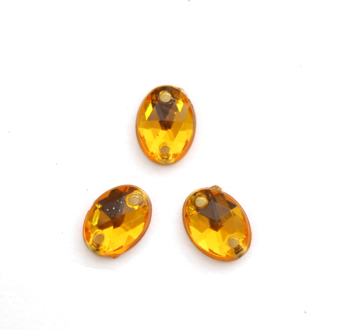 Стразы акриловые пришивные, цвет 11 светло-оранжевый | Astra&Craft