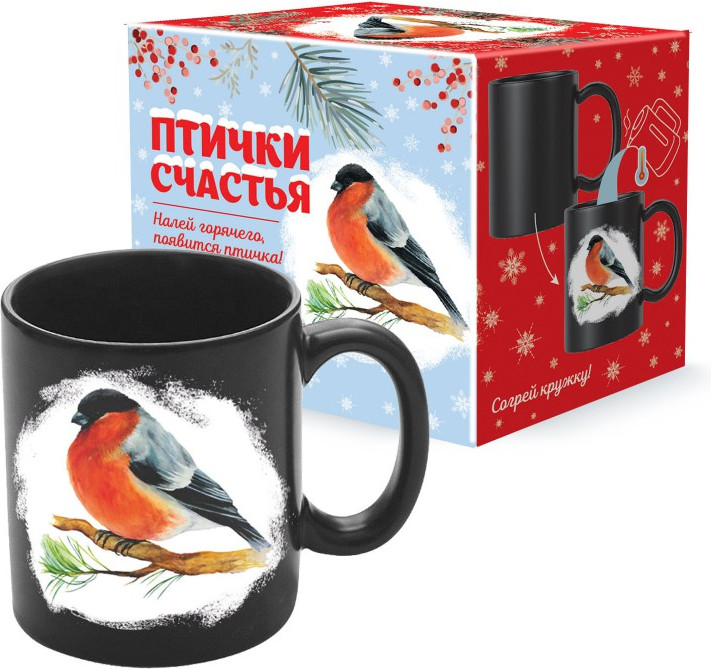 Термокружка «Снегирь» | Птички счастья | ND Play