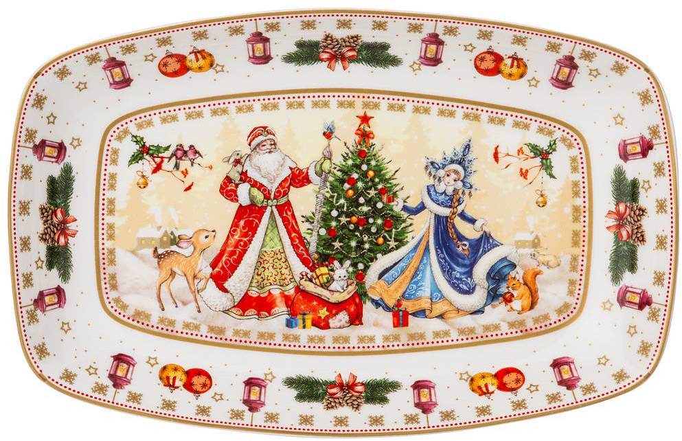 Блюдо «Дед Мороз и Снегурочка» | С Новым годом! | Lefard