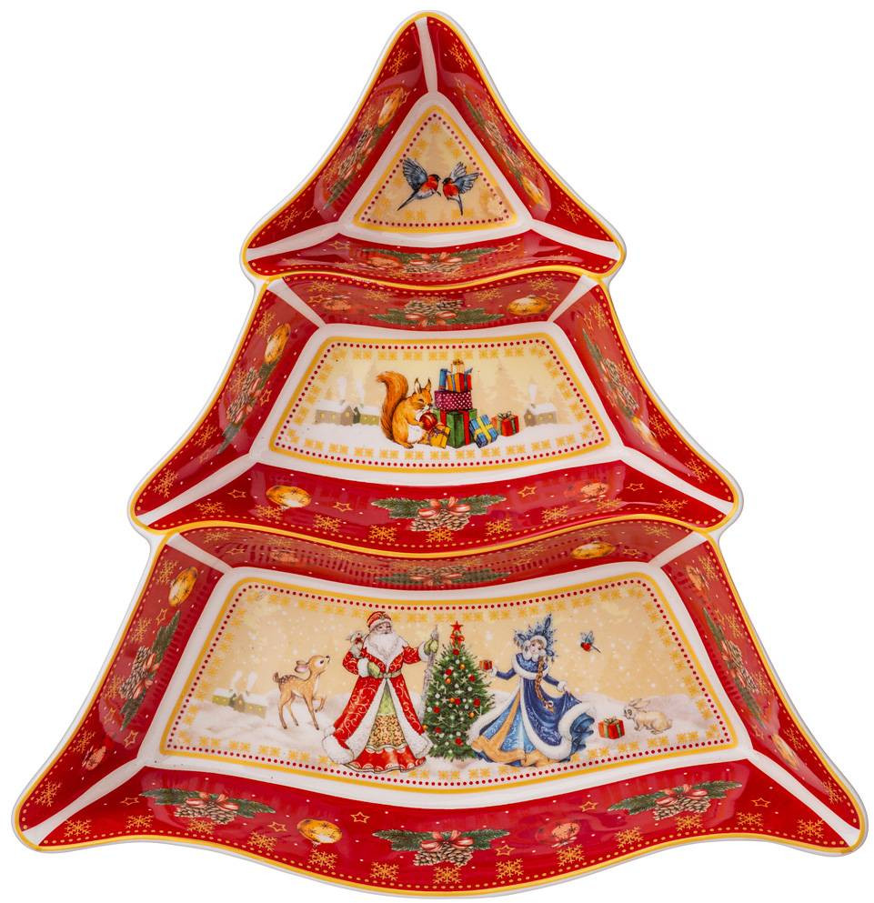 Менажница «Дед Мороз и Снегурочка» | С Новым годом! | Lefard