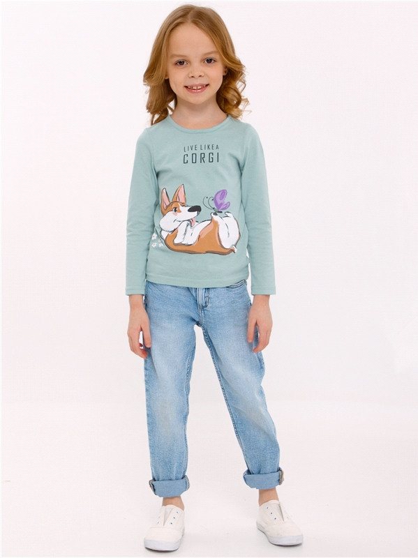 Лонгслив для девочек | Прогулка | Апрель