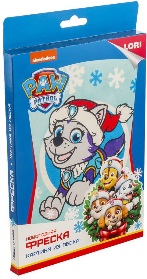 Фреска-картина из песка «Праздничая Эверест» | Новогодняя | Lori